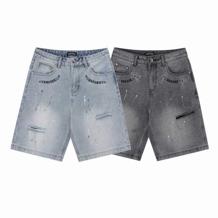 Picture of Chrome Hearts Jeans Short _SKUChromeHeartsM-2XLhgntx058795